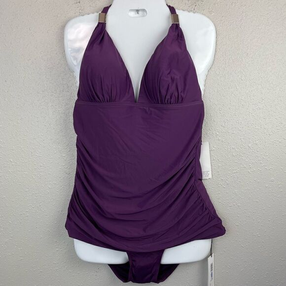 NWT Calvin Klein Swimwear Two Piece Tankini and Matching Bottoms Size XL
